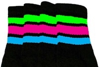 neon baby socks