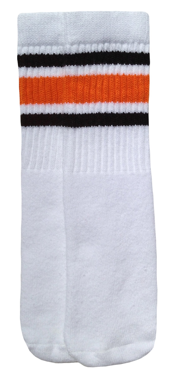 Kids socks with Black-Orange stripes