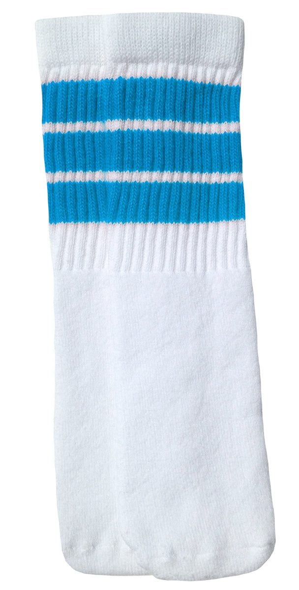 Kids socks with Baby Blue stripes