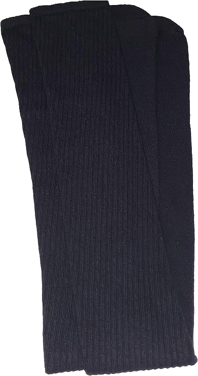 Black tube socks thigh high - SKATERSOCKS