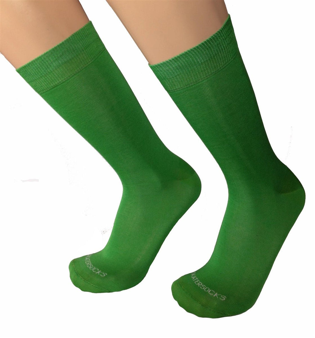 Mens Bandiera Green Italian Dress Socks - SKATERSOCKS