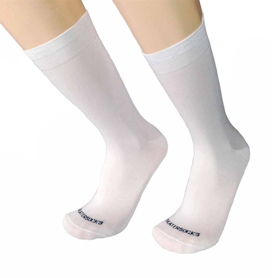 Mens White Italian Dress Socks - SKATERSOCKS
